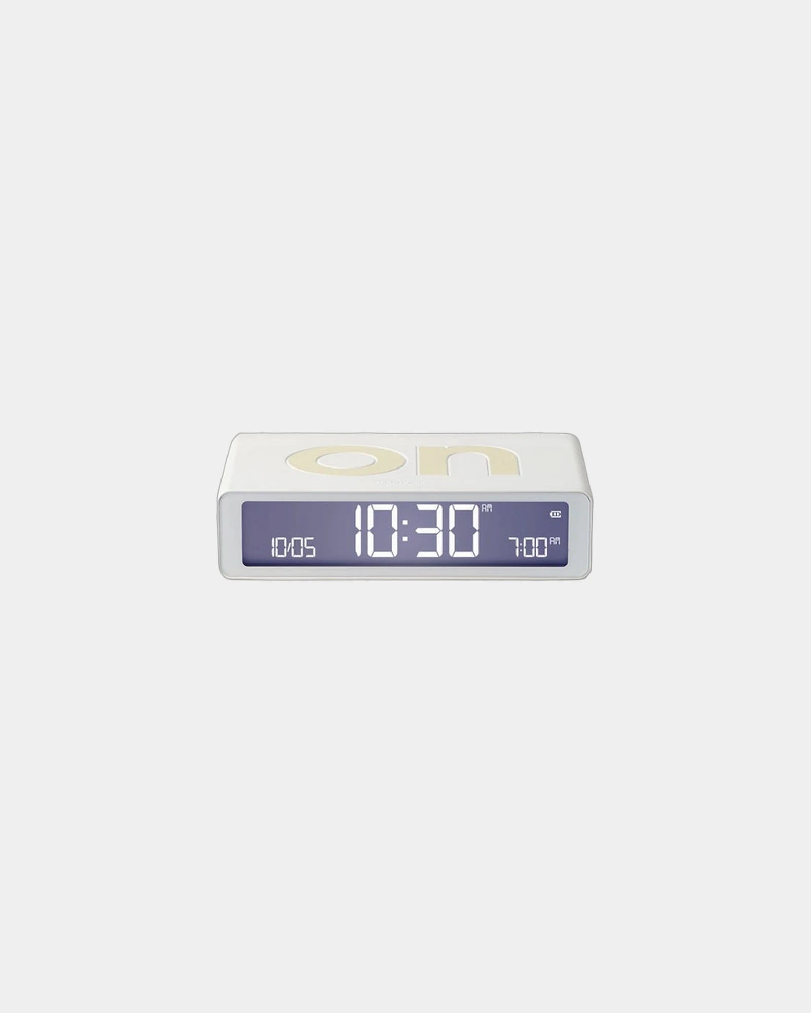 Custom LCD alarm clock Lexon Flip Classic - White