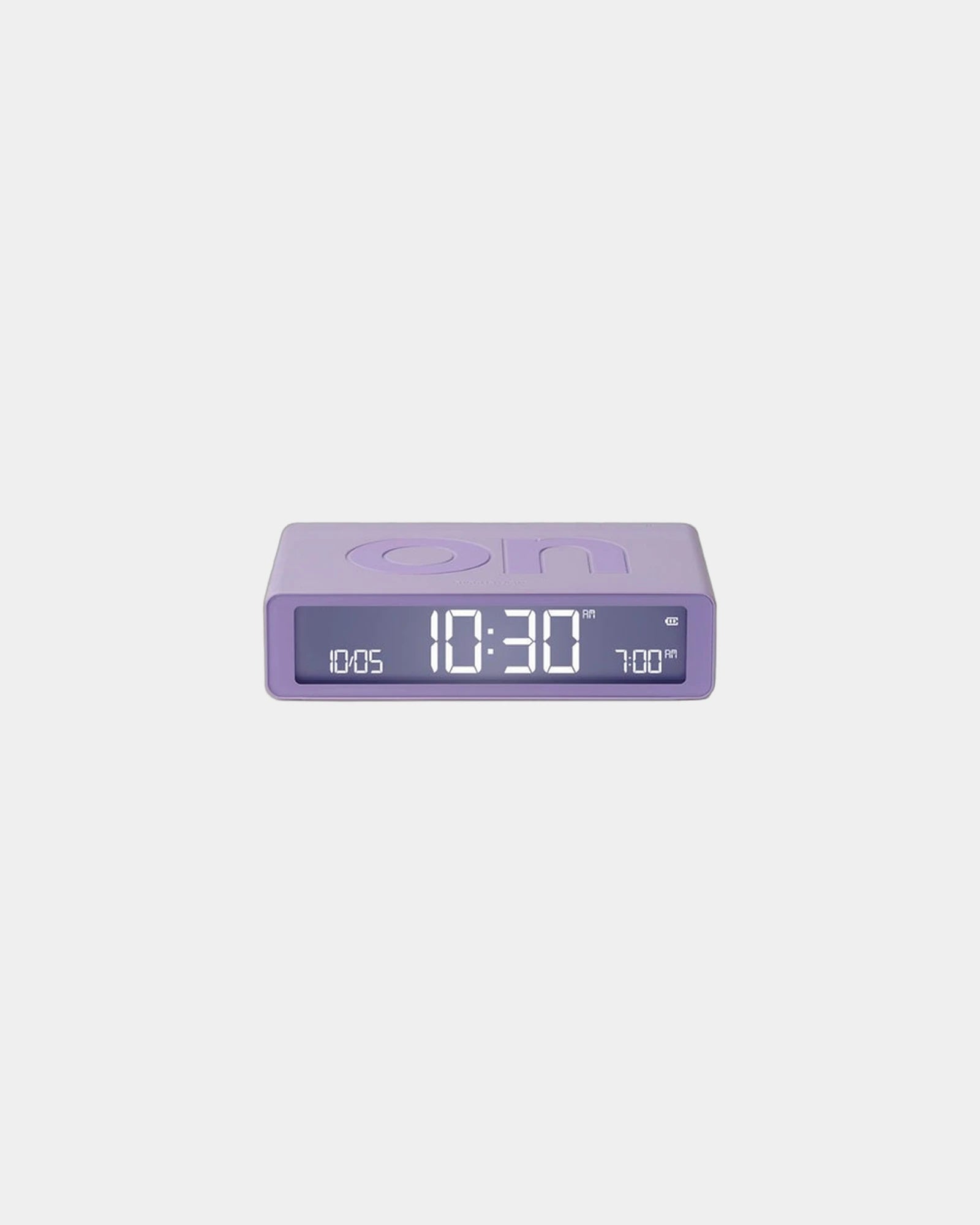 Custom LCD alarm clock Lexon Flip Classic - Lilac