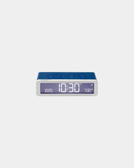 Custom rechargeable LCD alarm clock Lexon Flip+ - Classic Blue