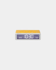 Custom rechargeable LCD alarm clock Lexon Flip+ - Mimosa