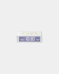 Custom LCD mini alarm clock Lexon Flip Mini - White