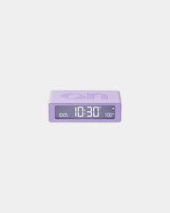 Custom LCD mini alarm clock Lexon Flip Mini - Lilac