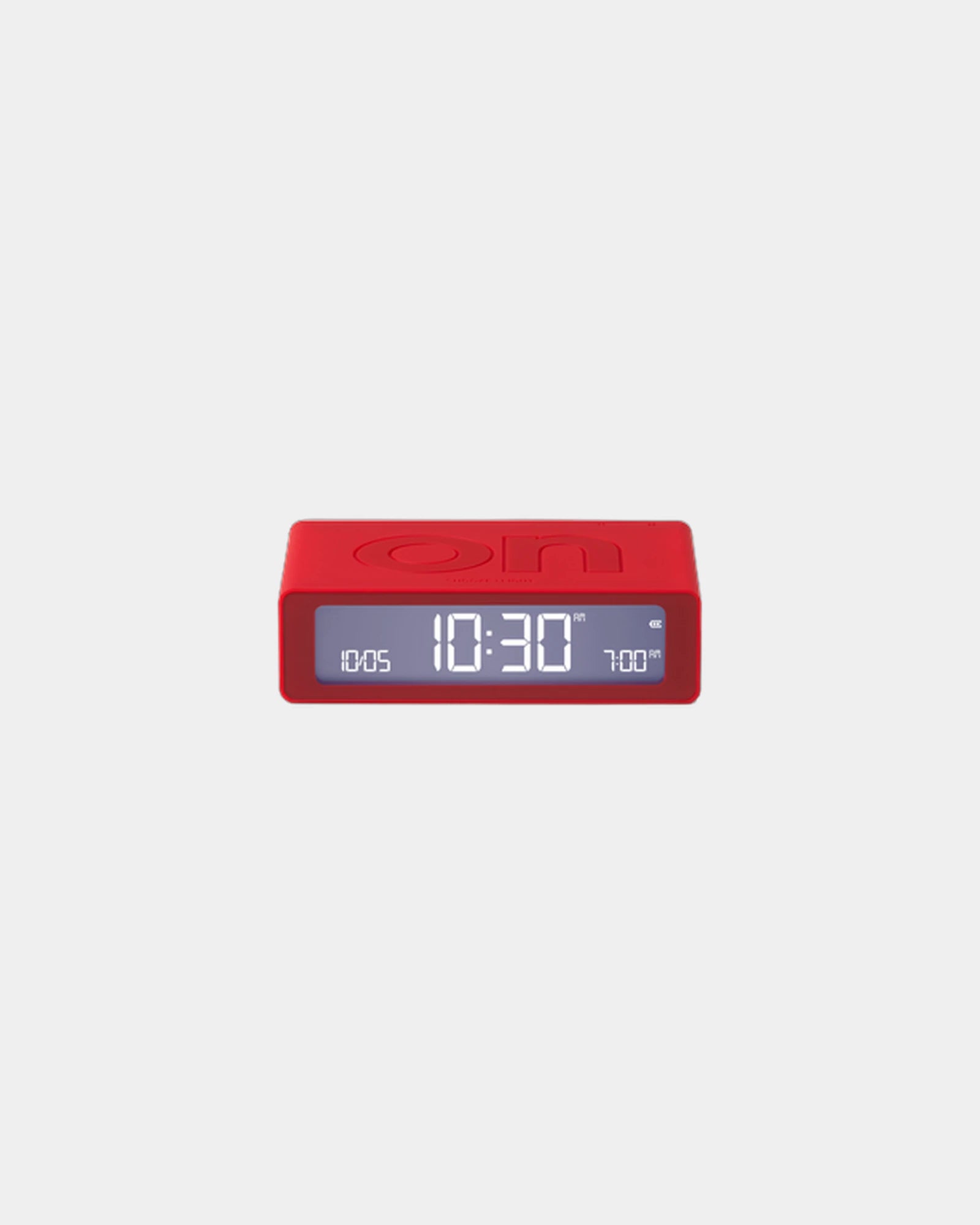 Custom LCD mini alarm clock Lexon Flip Mini - Red