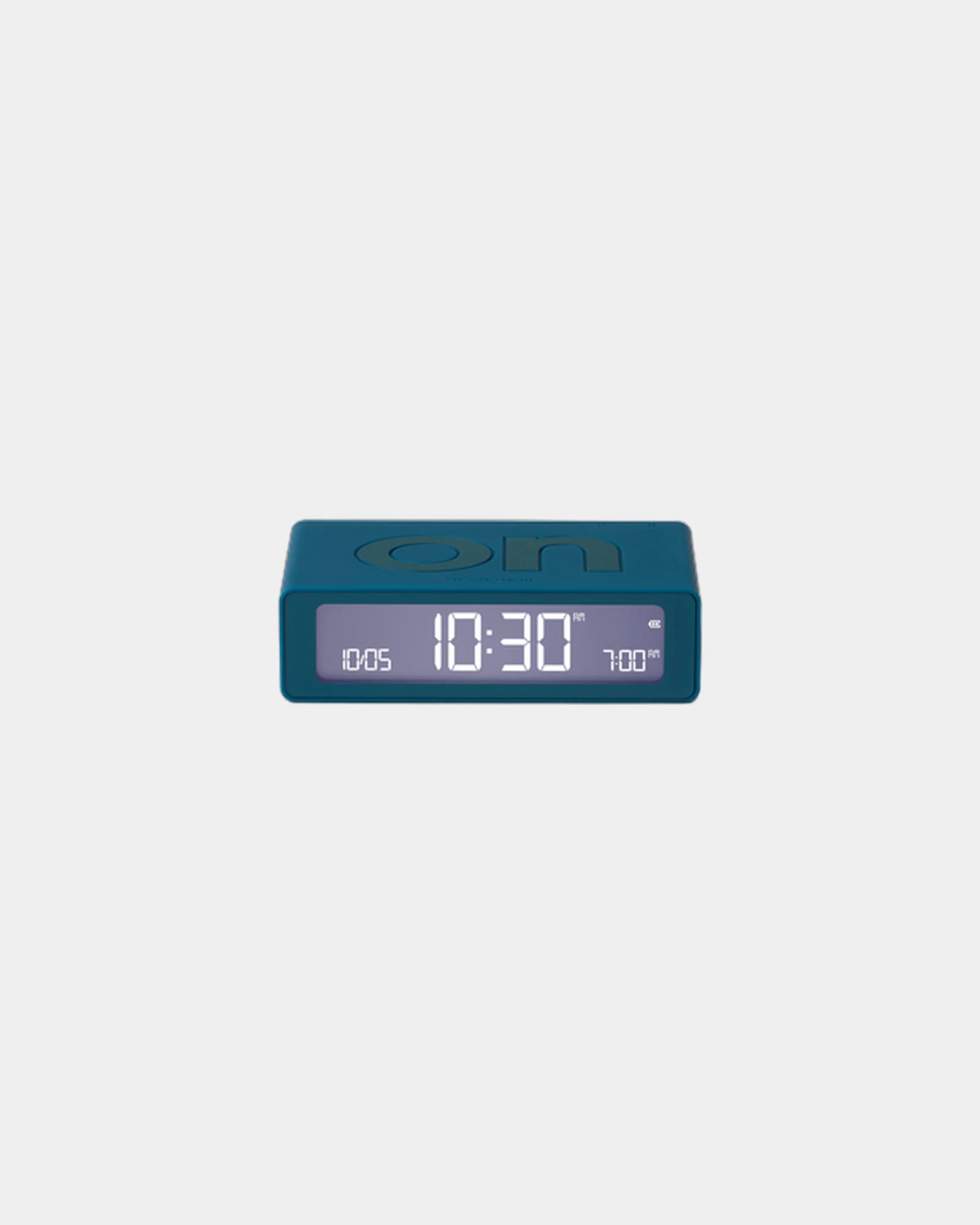 Custom LCD mini alarm clock Lexon Flip Mini - Duck Blue