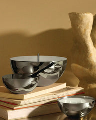 Custom stainless steel decorative container Alessi Rocc