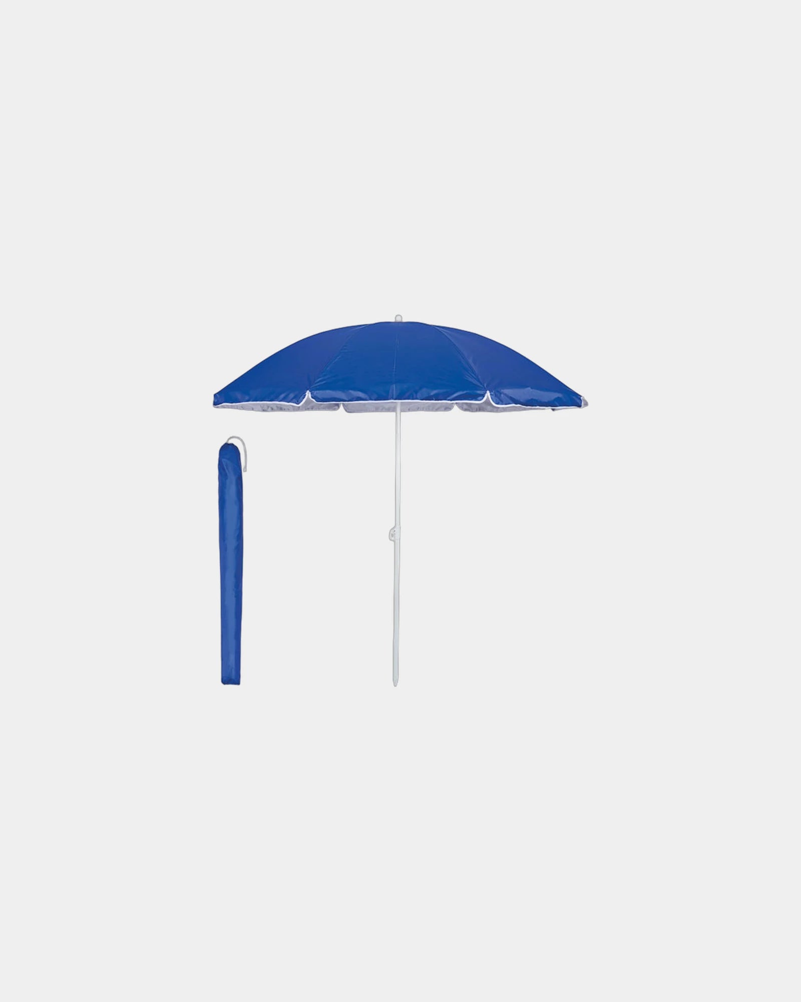 Parasol portable polyester Ø150 cm à personnaliser - Bleu Royal