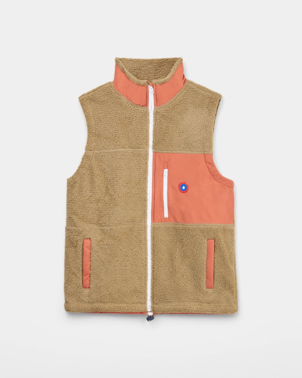 Customizable Sleeveless Fleece Jacket