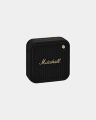 Custom eco-friendly portable speaker Marshall Willen II - Black & Brass