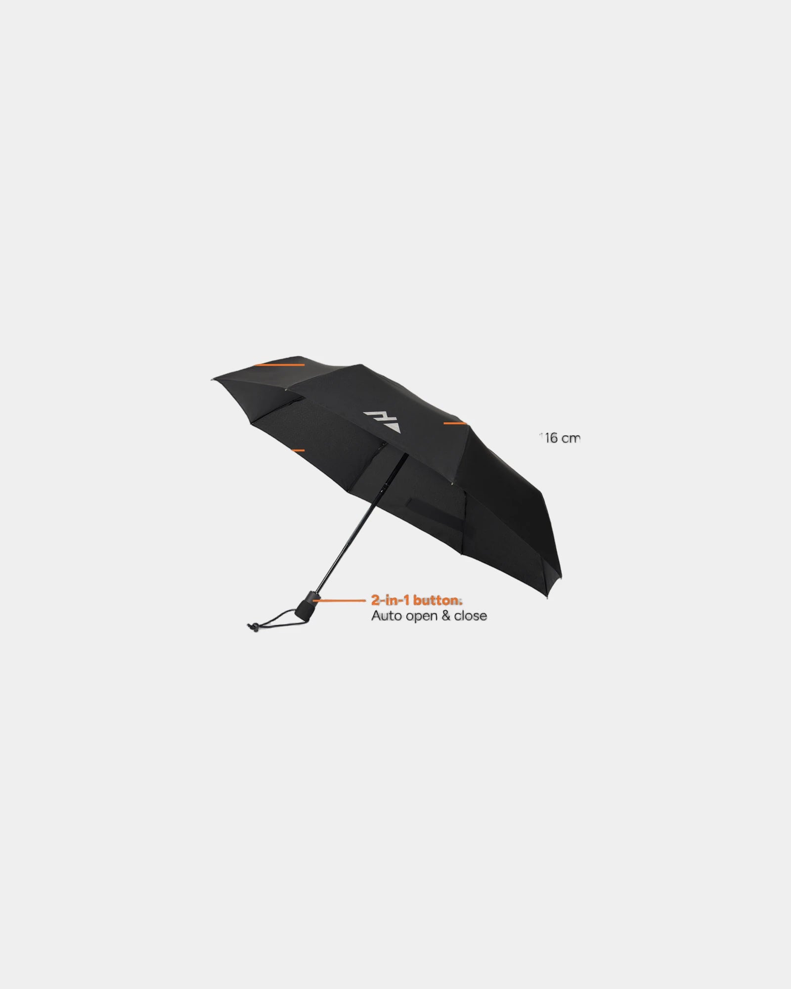 Promotional rPET 23'' compact umbrella Nordic Drift - 1
