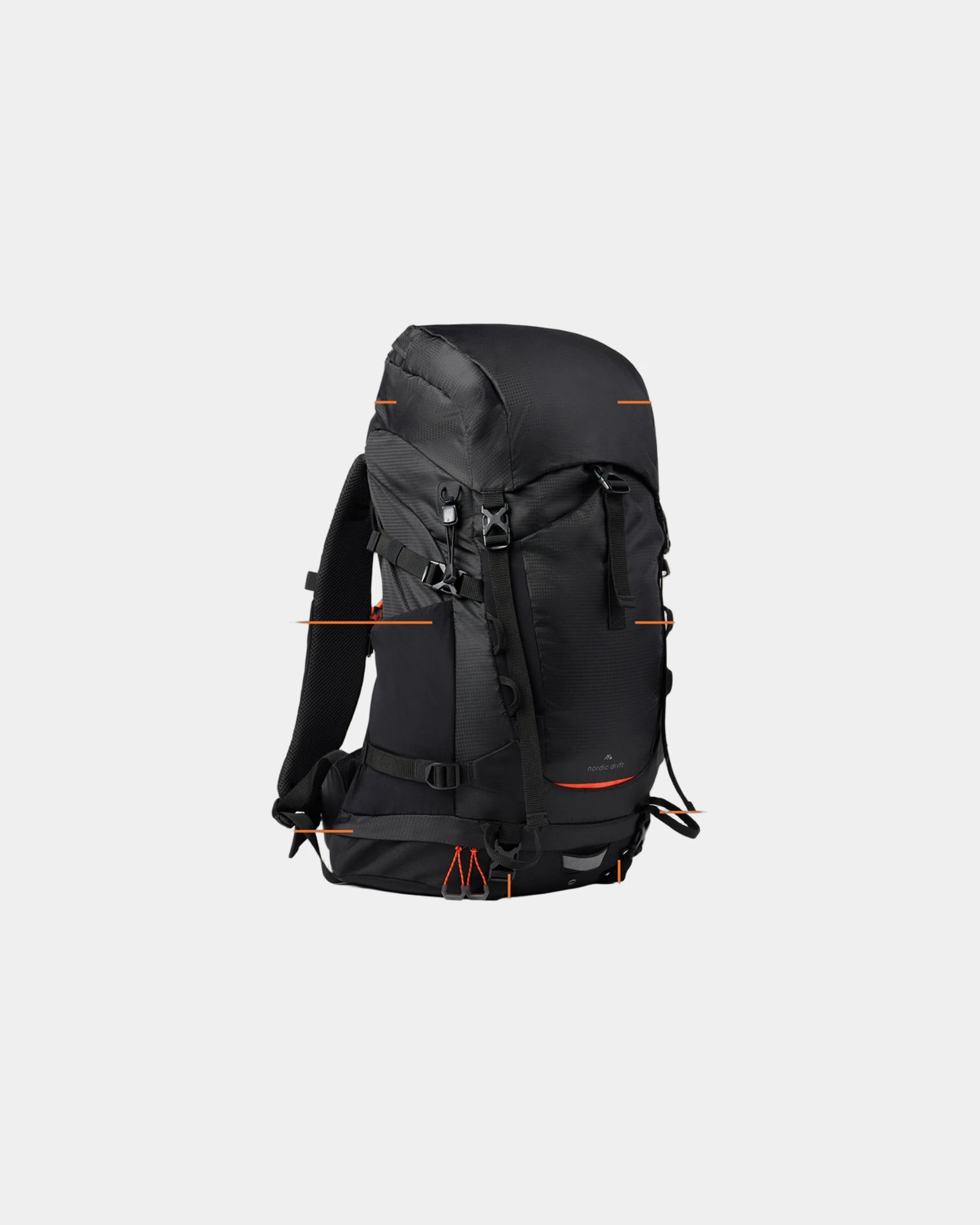 Custom rPET 33L backpack Nordic Drift Trail - 1