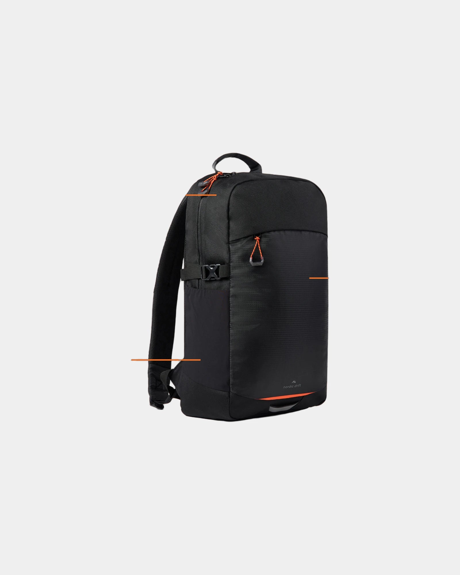 Custom rPET 16L backpack Nordic Drift Trail - 1