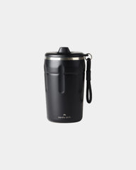Promotional recycled steel 350ml coffee mug - Black