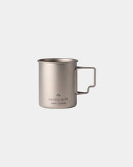 Custom lightweight titanium 450ml mug - Silver