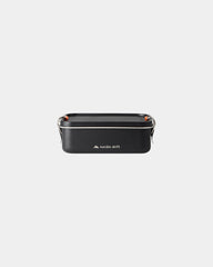 Promotional recycled steel lunch box 1200ml Nordic Drift - Black