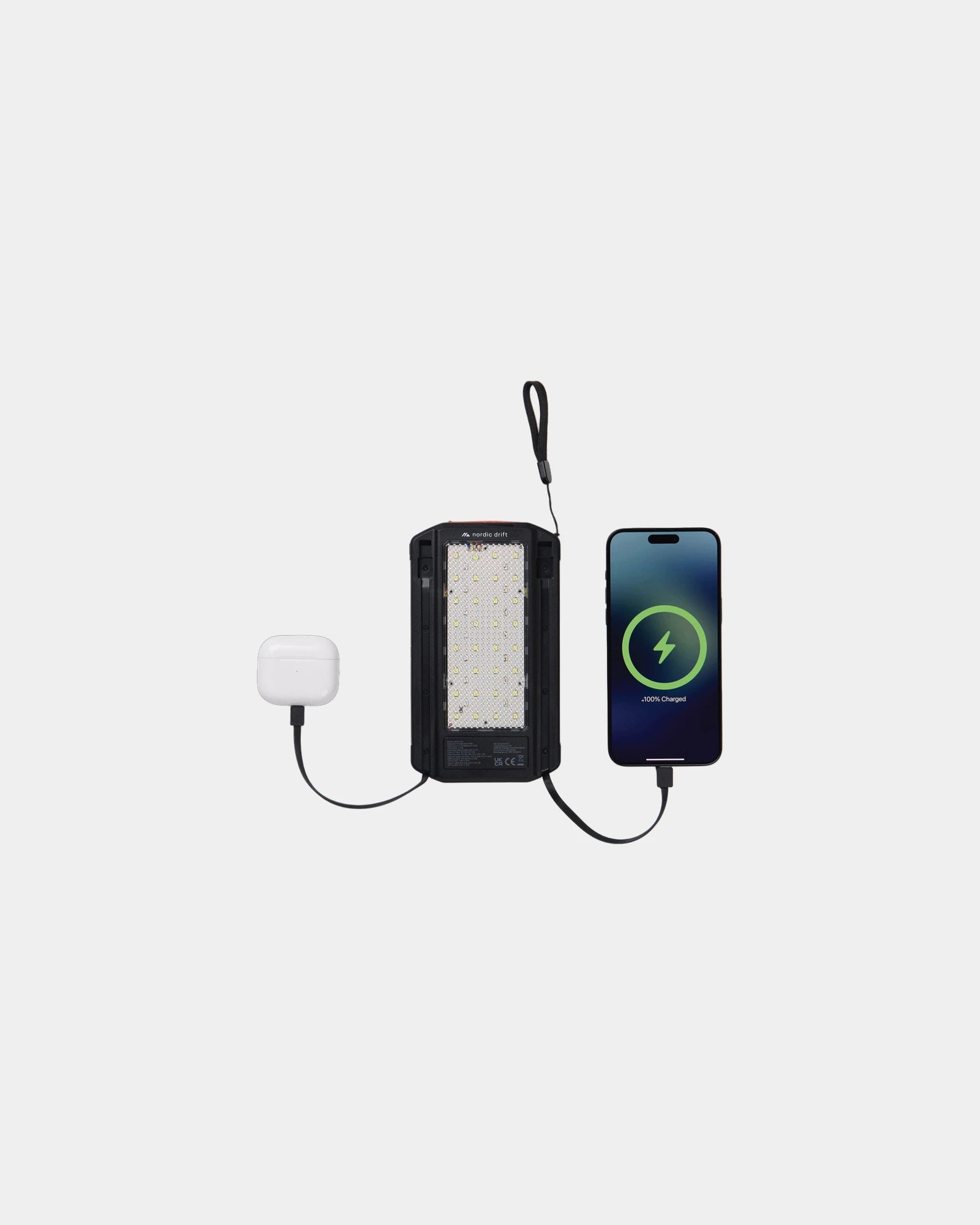 Promotional solar power bank 10,000mAh Nordic Drift Titan - 2