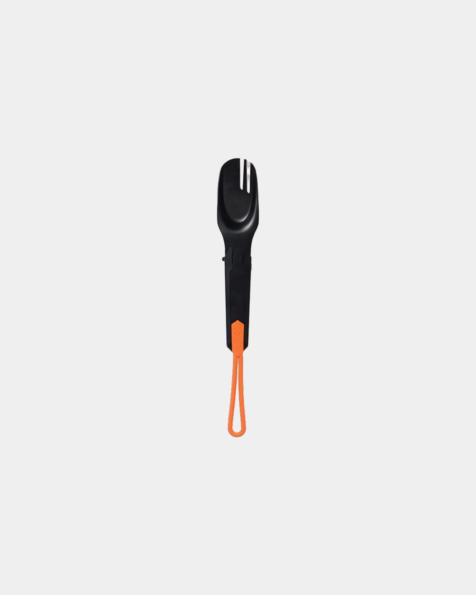 Promotional stainless steel 4-in-1 cutlery set - Black