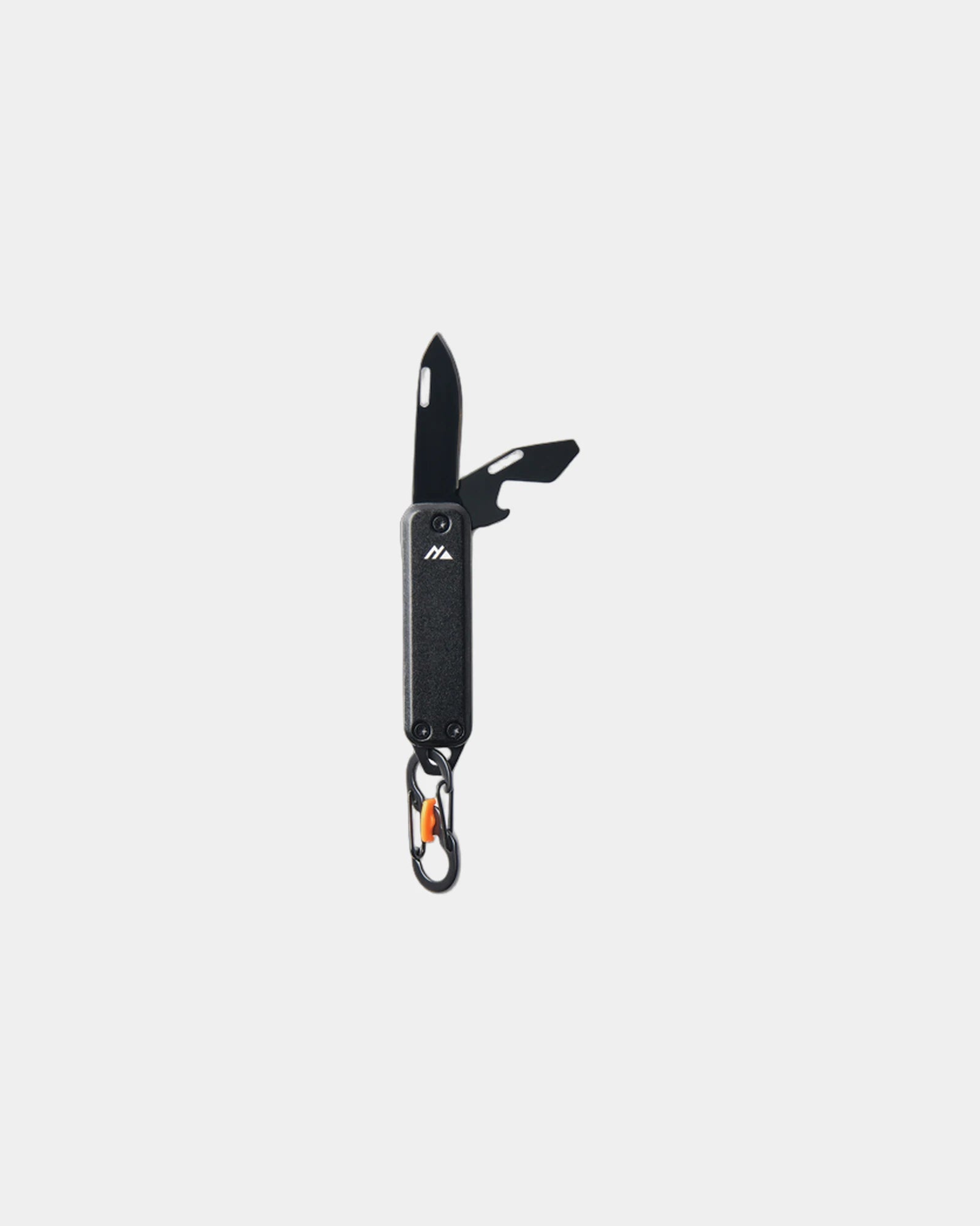 Promotional stainless steel multifunctional keychain - Black