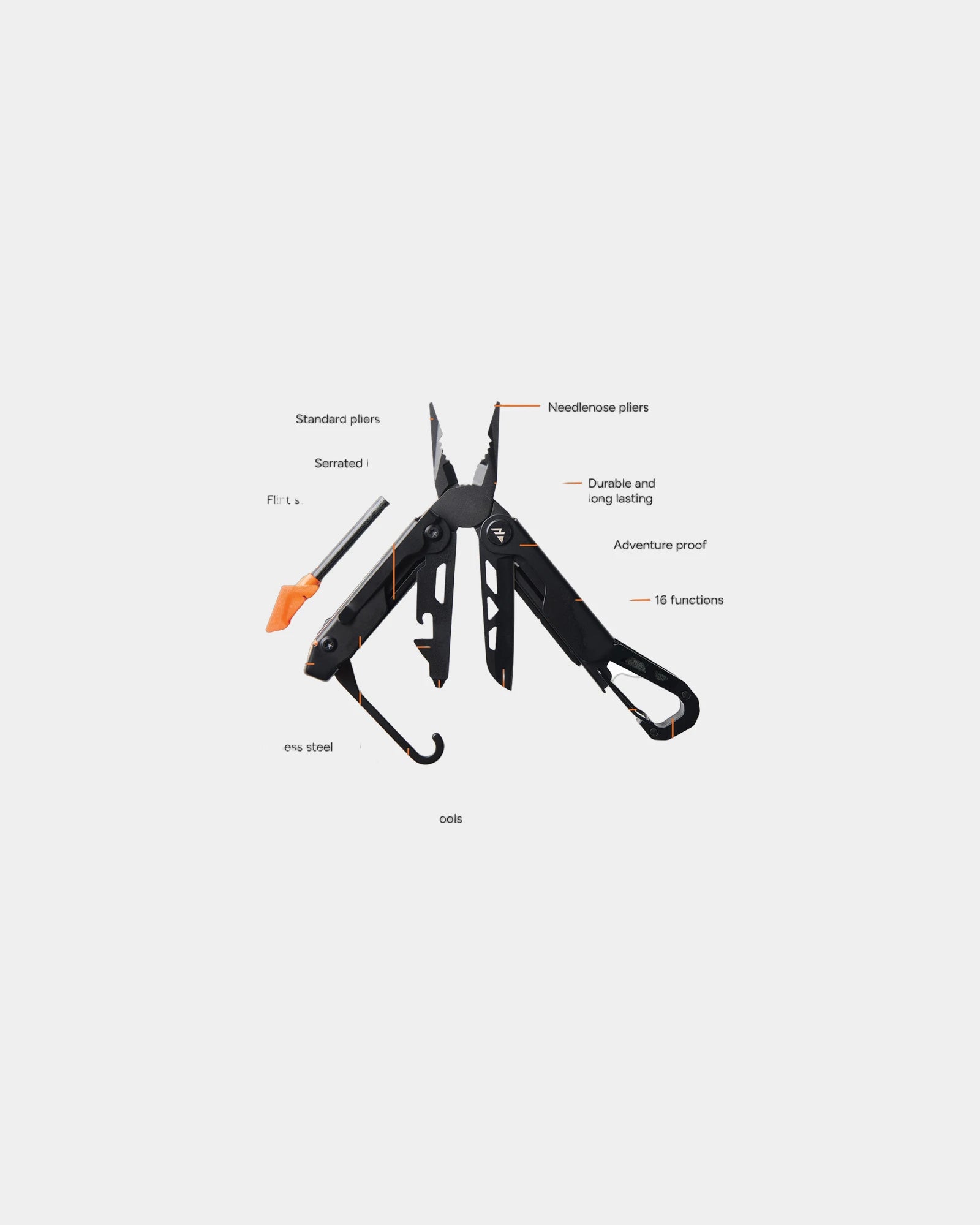 Promotional stainless steel multi-tool Nordic Drift Adv - 1