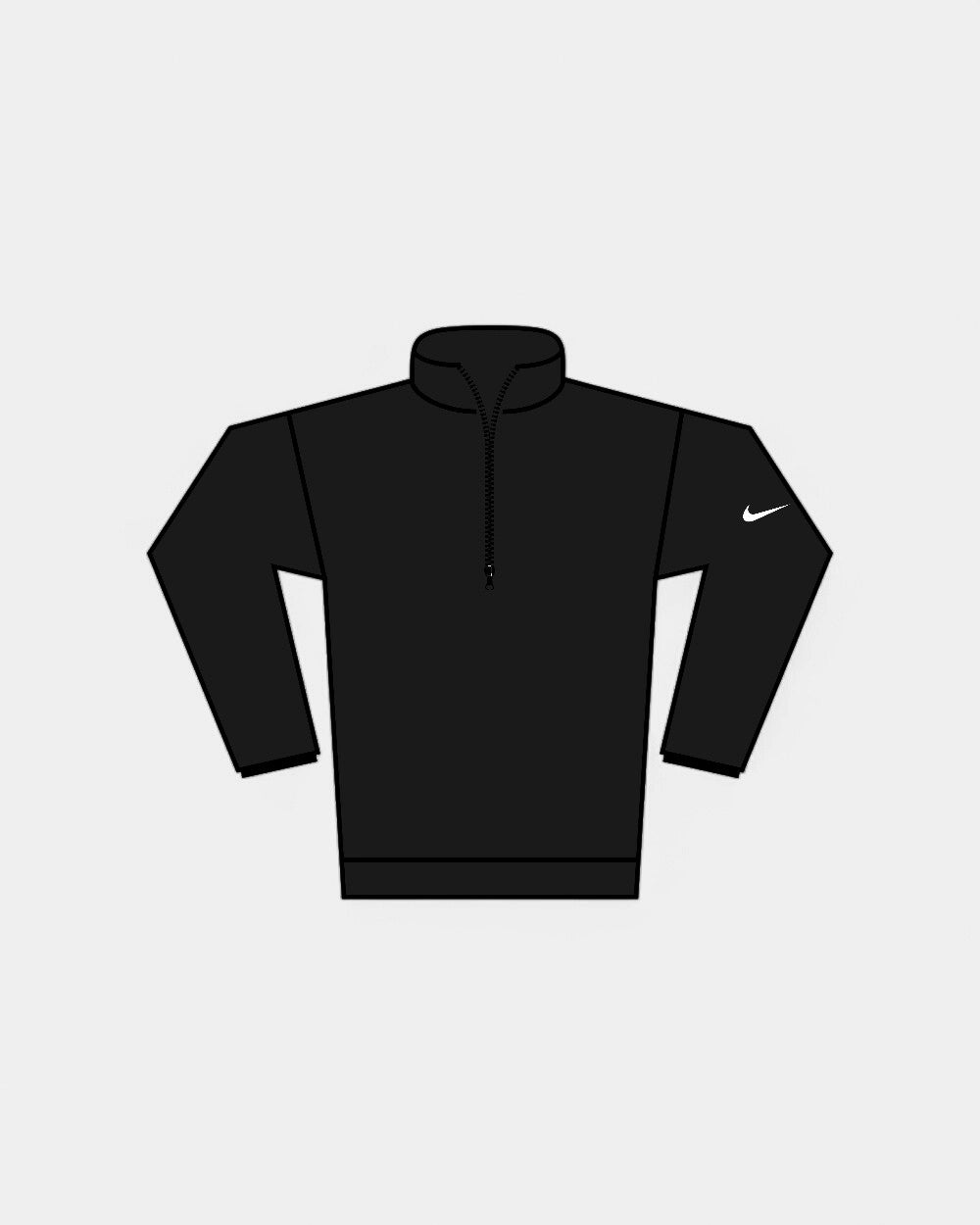 Nike Tour Half-Zip Piqué Top to customize