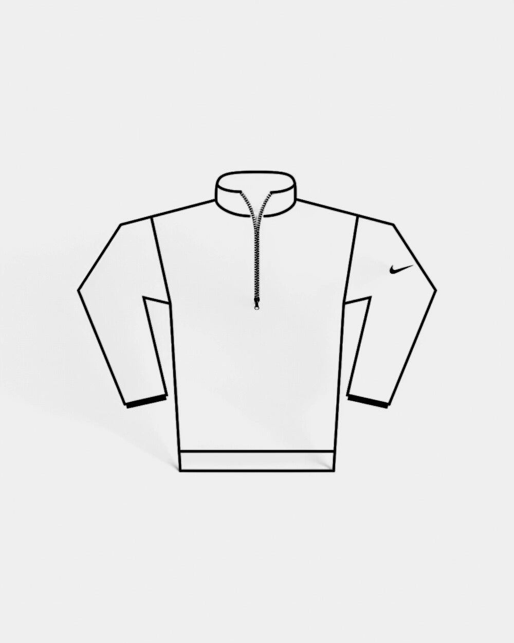 Nike Tour Half-Zip Piqué Top to customize