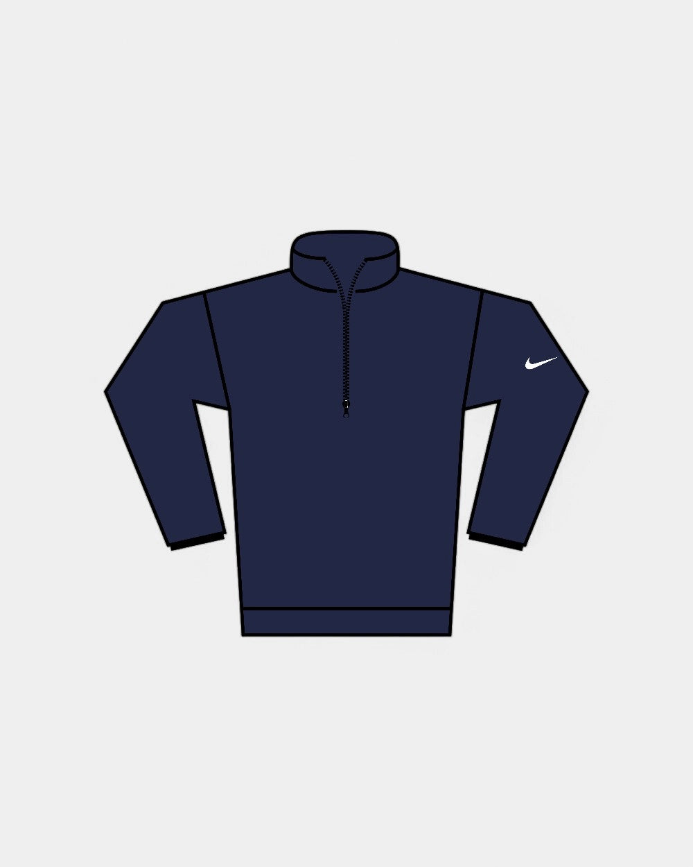 Nike Tour Half-Zip Piqué Top to customize