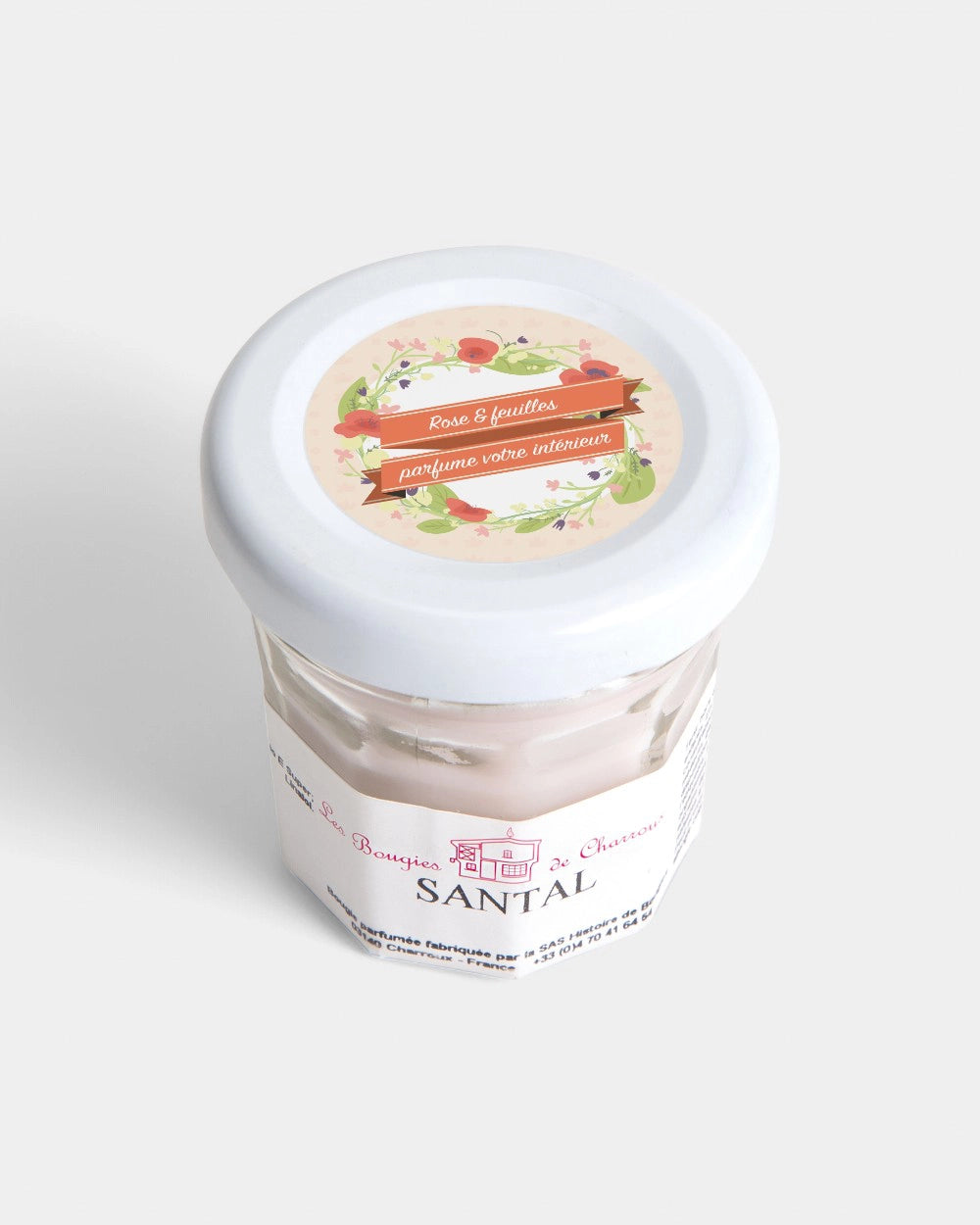 Customizable mini scented candle made in France