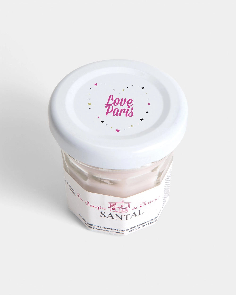 Customizable mini scented candle made in France