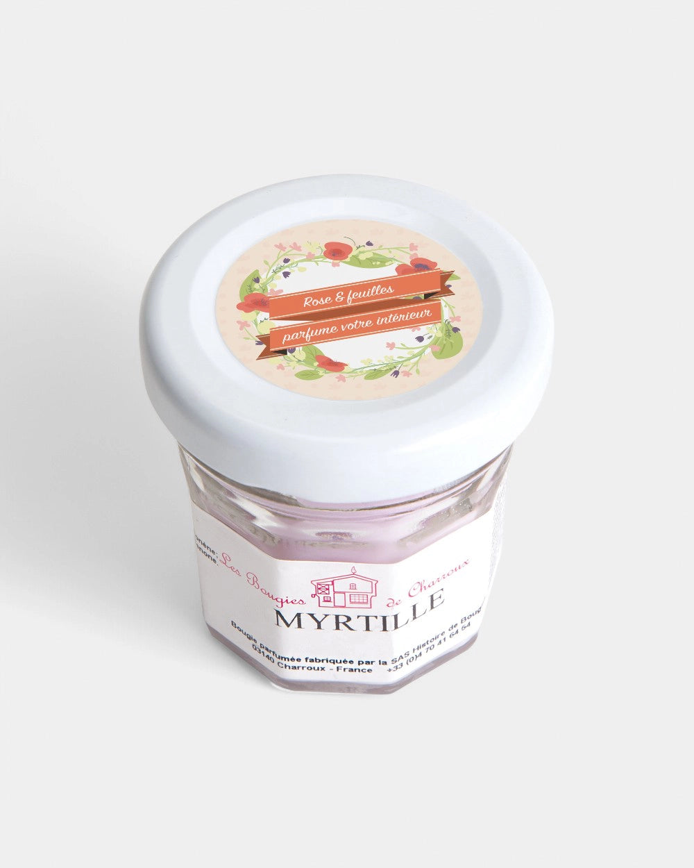 Customizable mini scented candle made in France