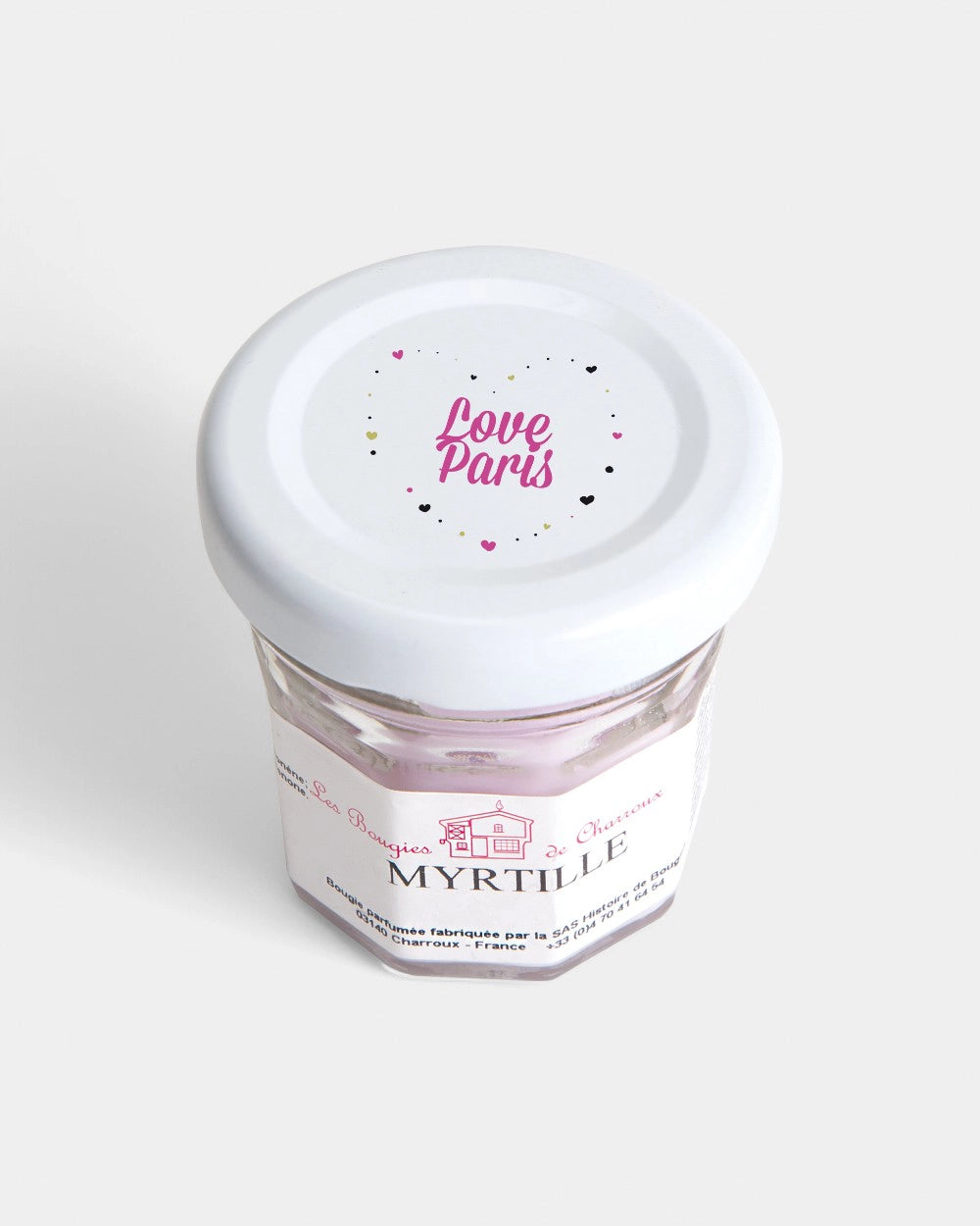 Customizable mini scented candle made in France