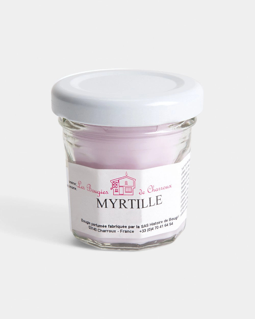 Customizable mini scented candle made in France