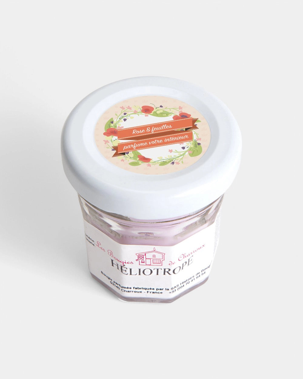 Customizable mini scented candle made in France