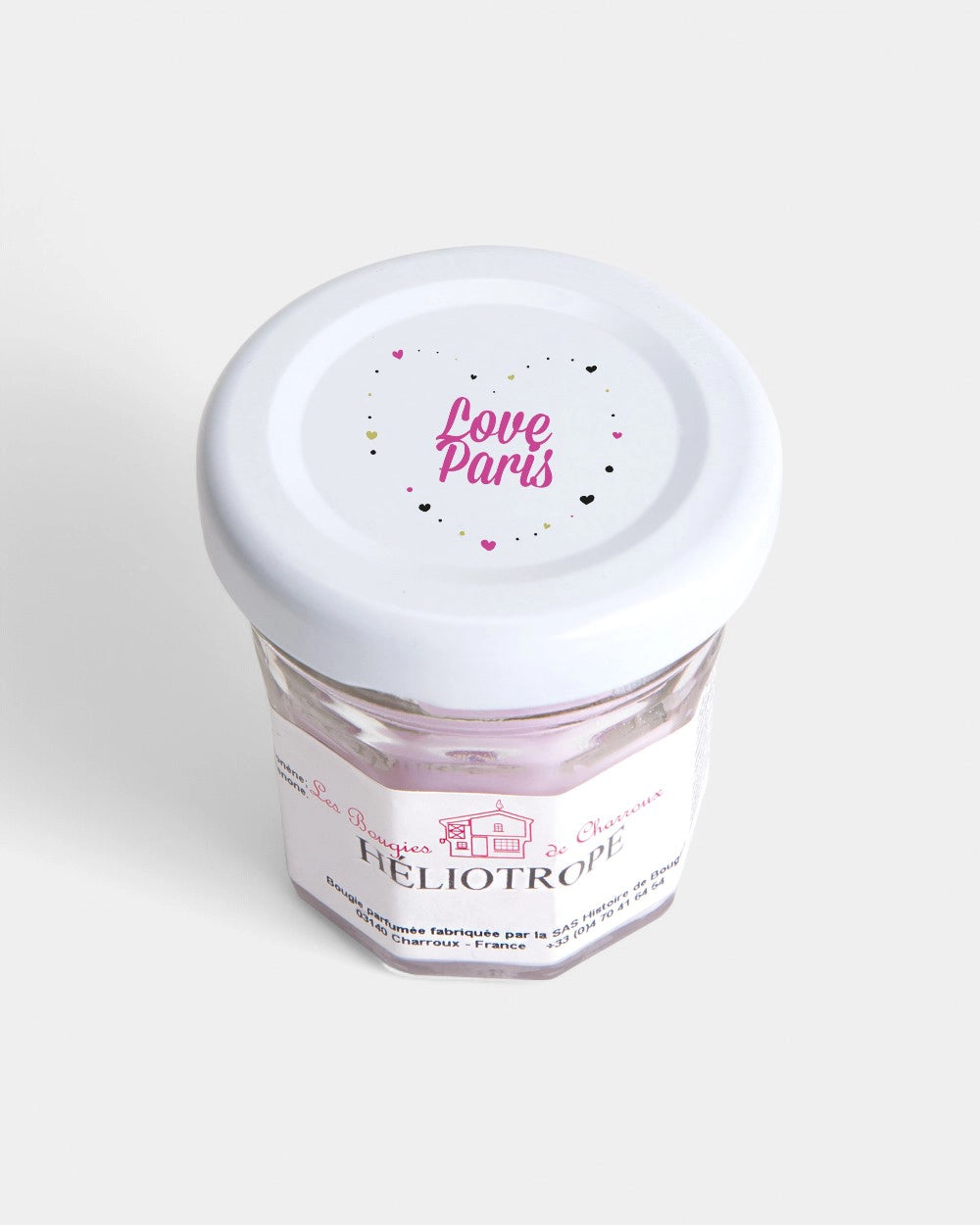 Customizable mini scented candle made in France