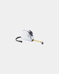 Promotional 3m ABS tape measure with stainless steel clip - Silver