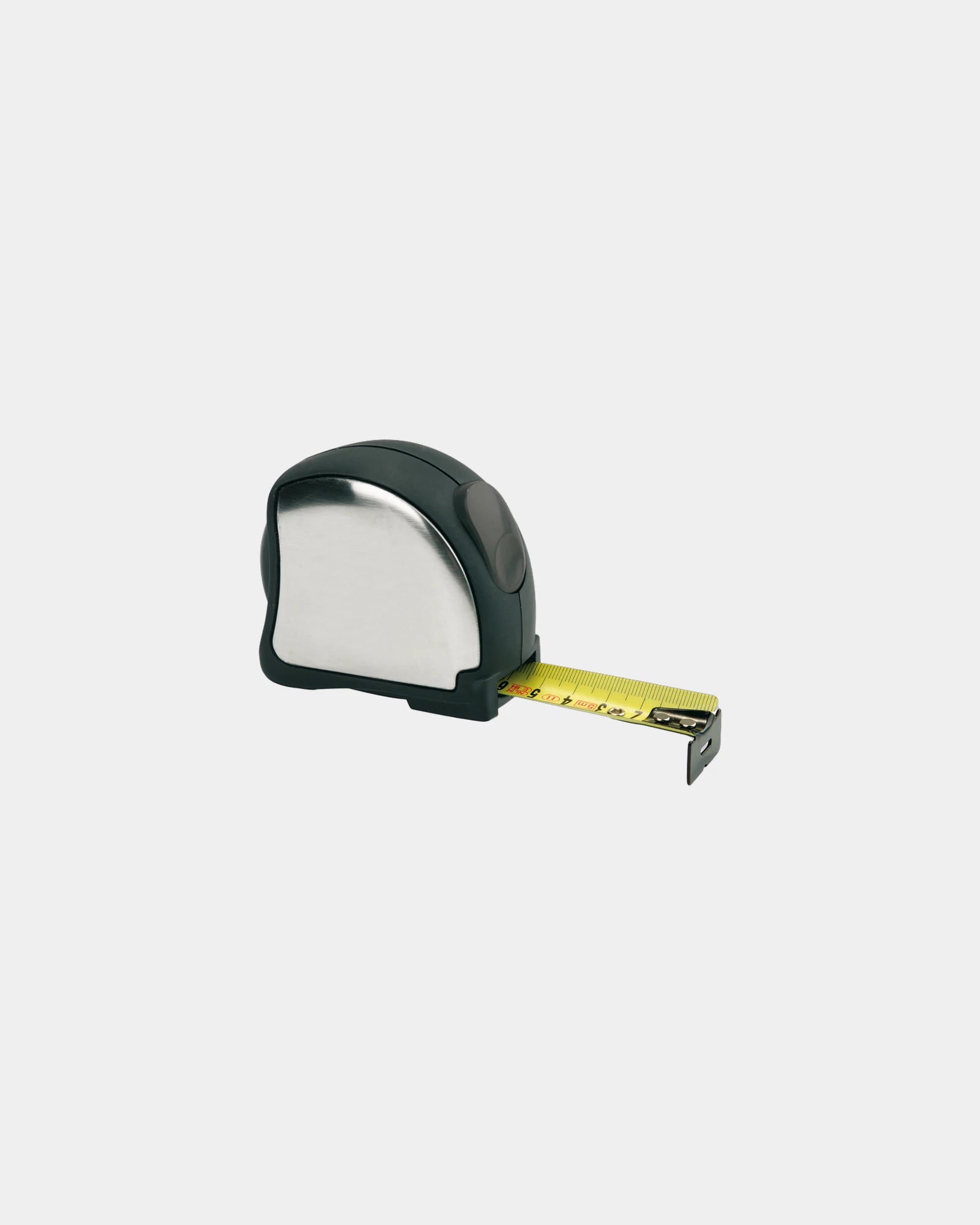 Promotional stainless steel tape measure 5m 25mm - Silver