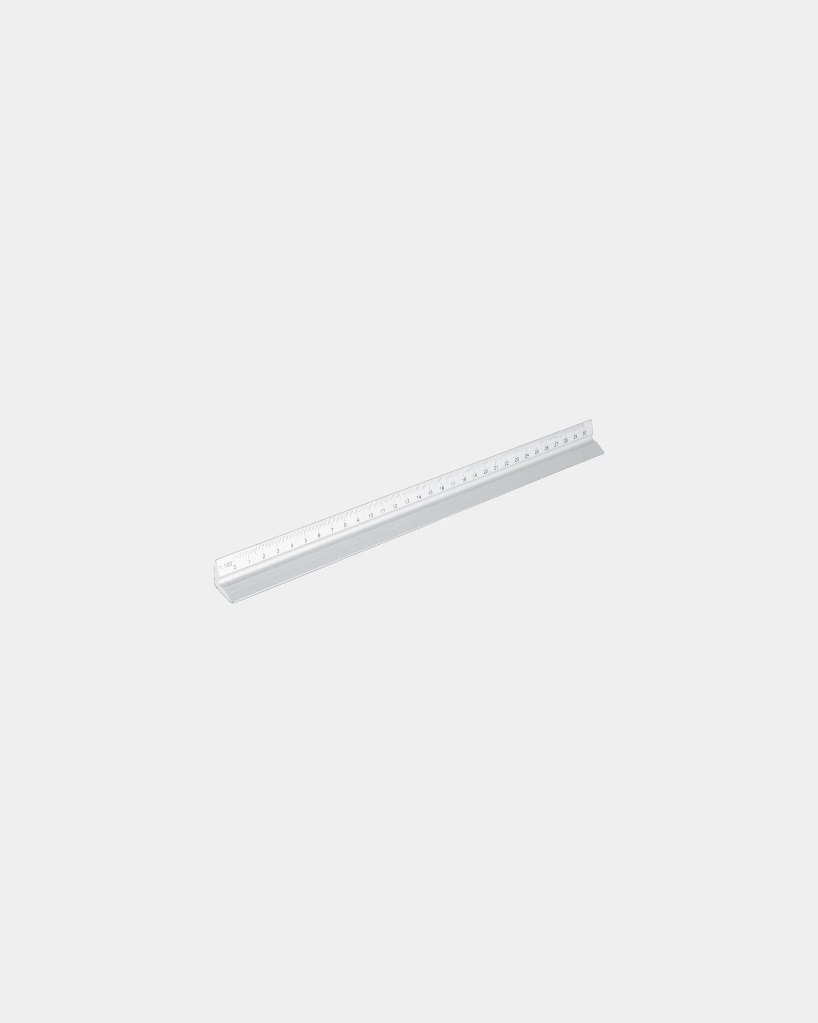 Promotional aluminium triangular ruler 30cm - 2