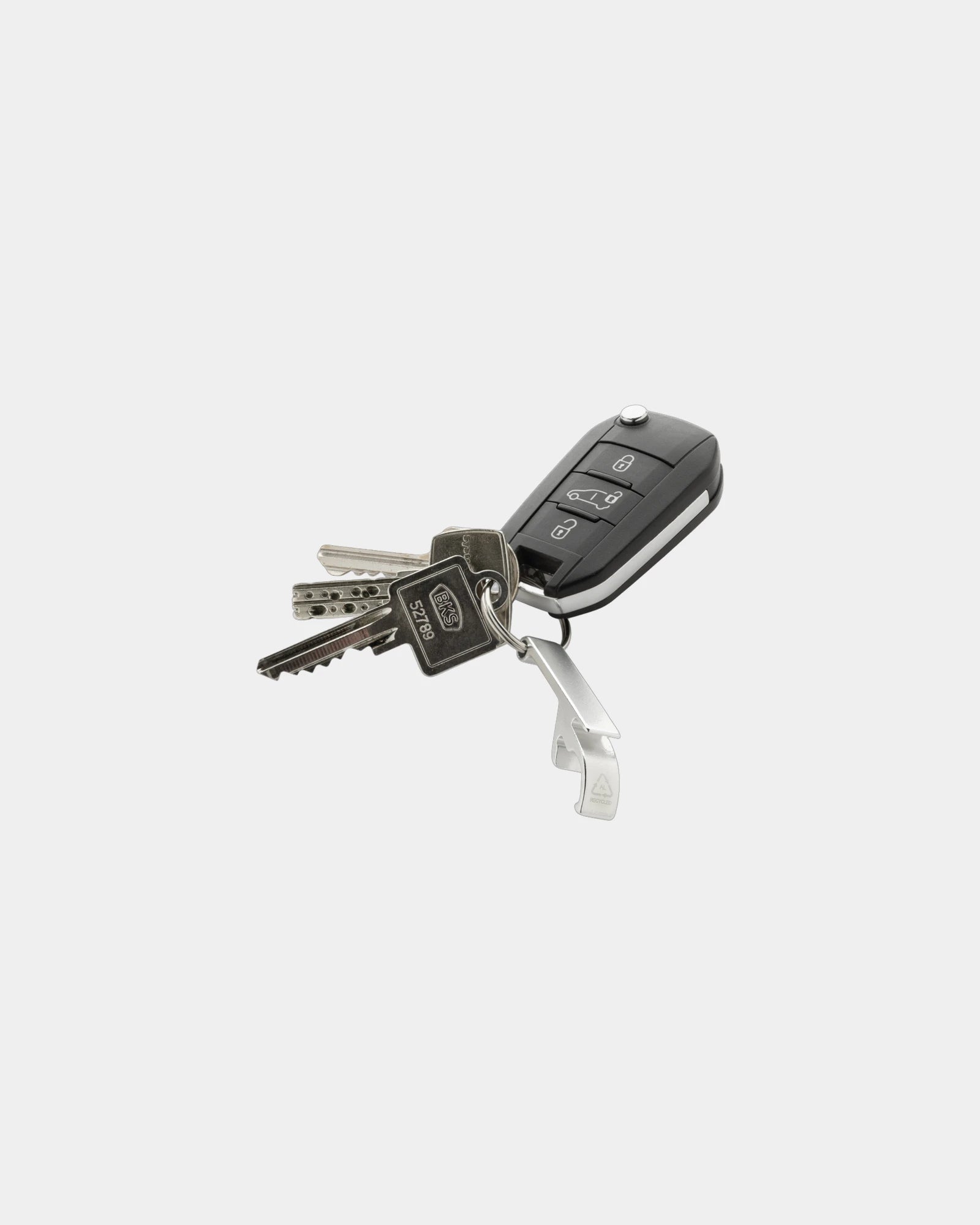 Promotional recycled aluminum bottle opener keychain - 8