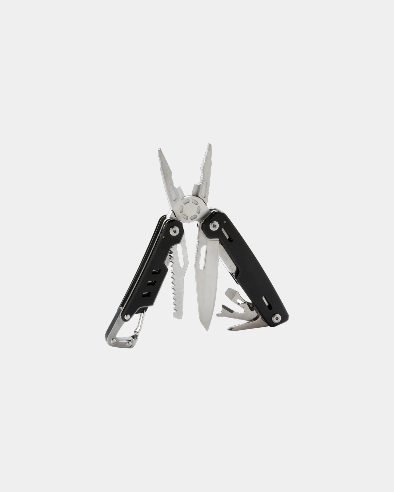 Promotional multifunctional tool with carabiner - Black