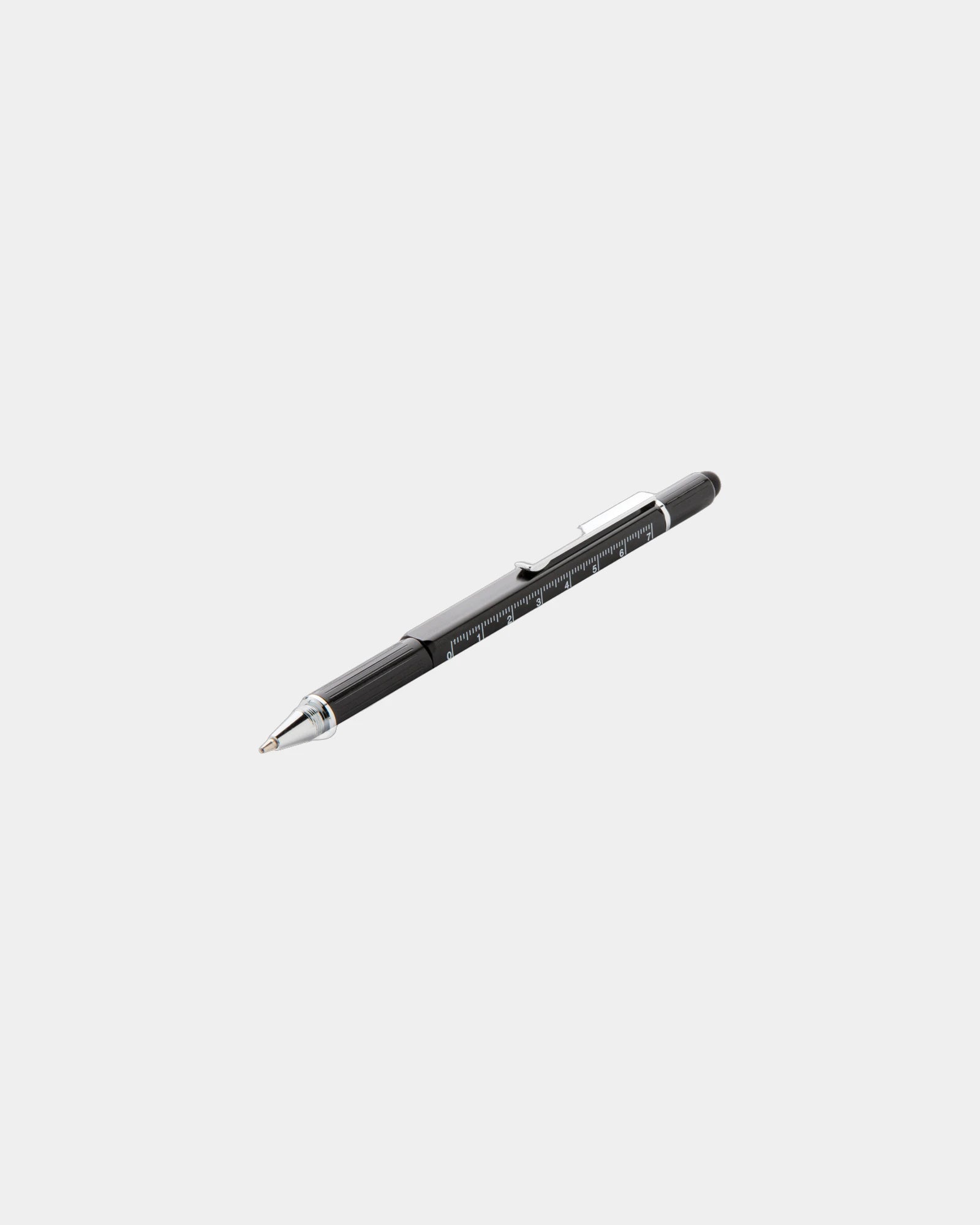 Promotional aluminum 5-in-1 tool pen - Black