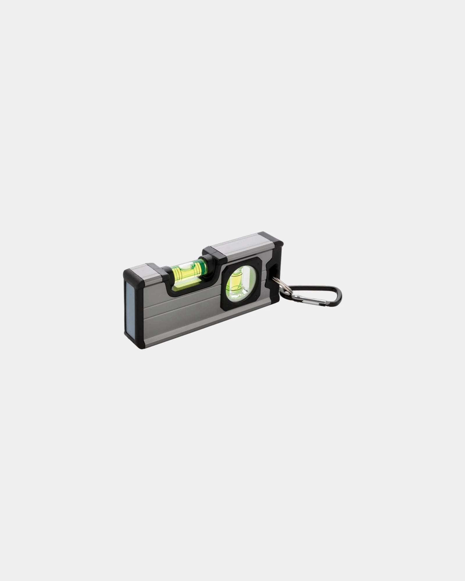 Promotional 12 cm aluminum level with magnetic base - Grey