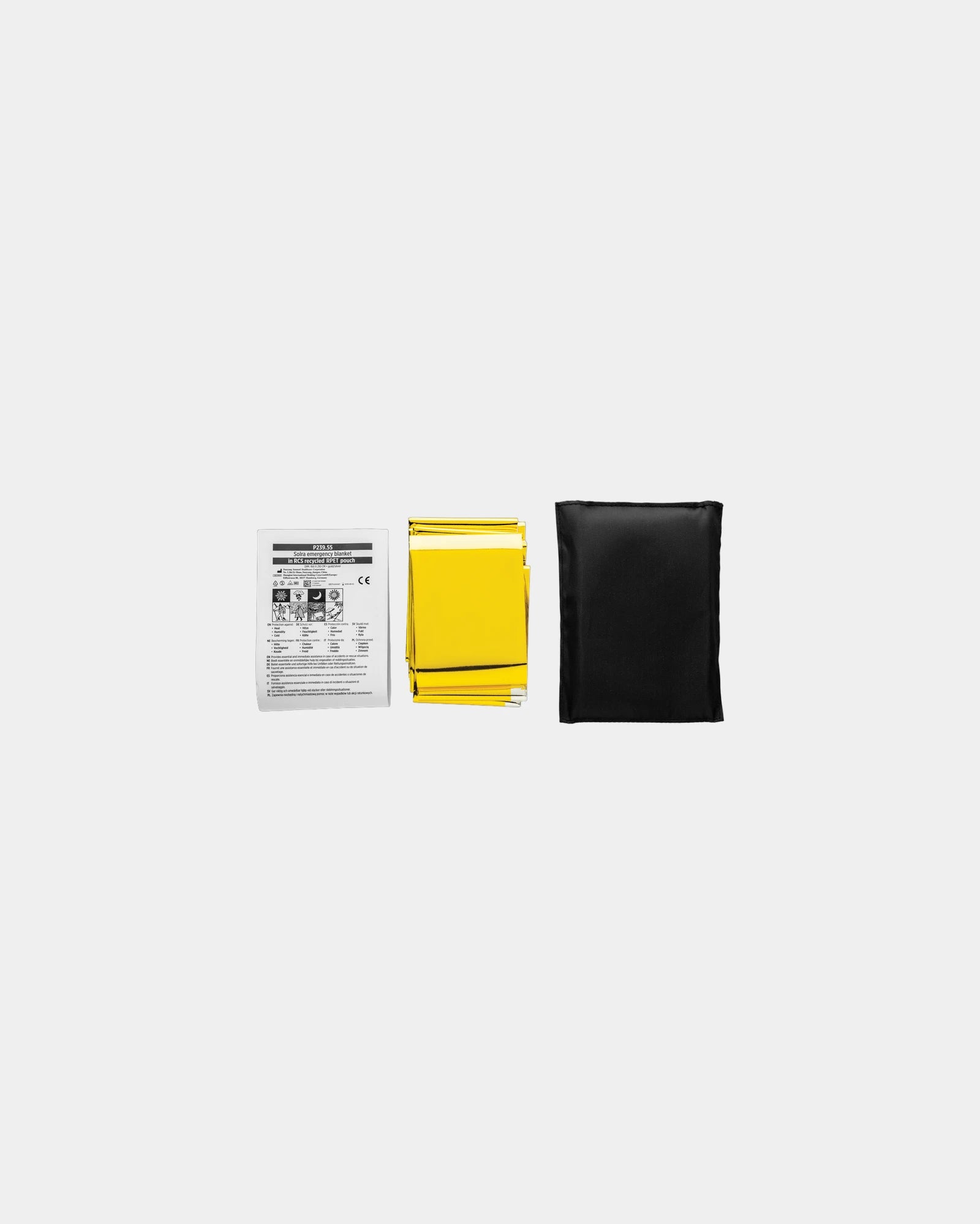 Promotional rPET emergency blanket in pouch - 2