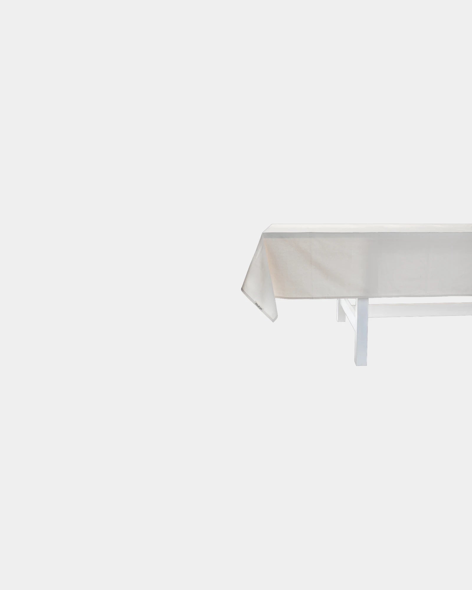 Promotional recycled cotton tablecloth Ukiyo 250x140cm - 3