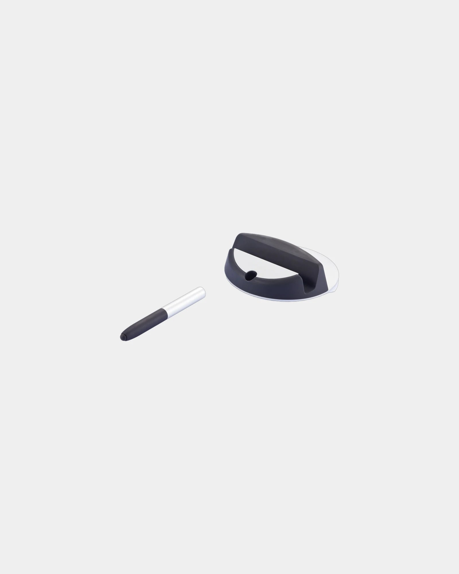 Promotional stainless steel tablet stand with stylus - 1