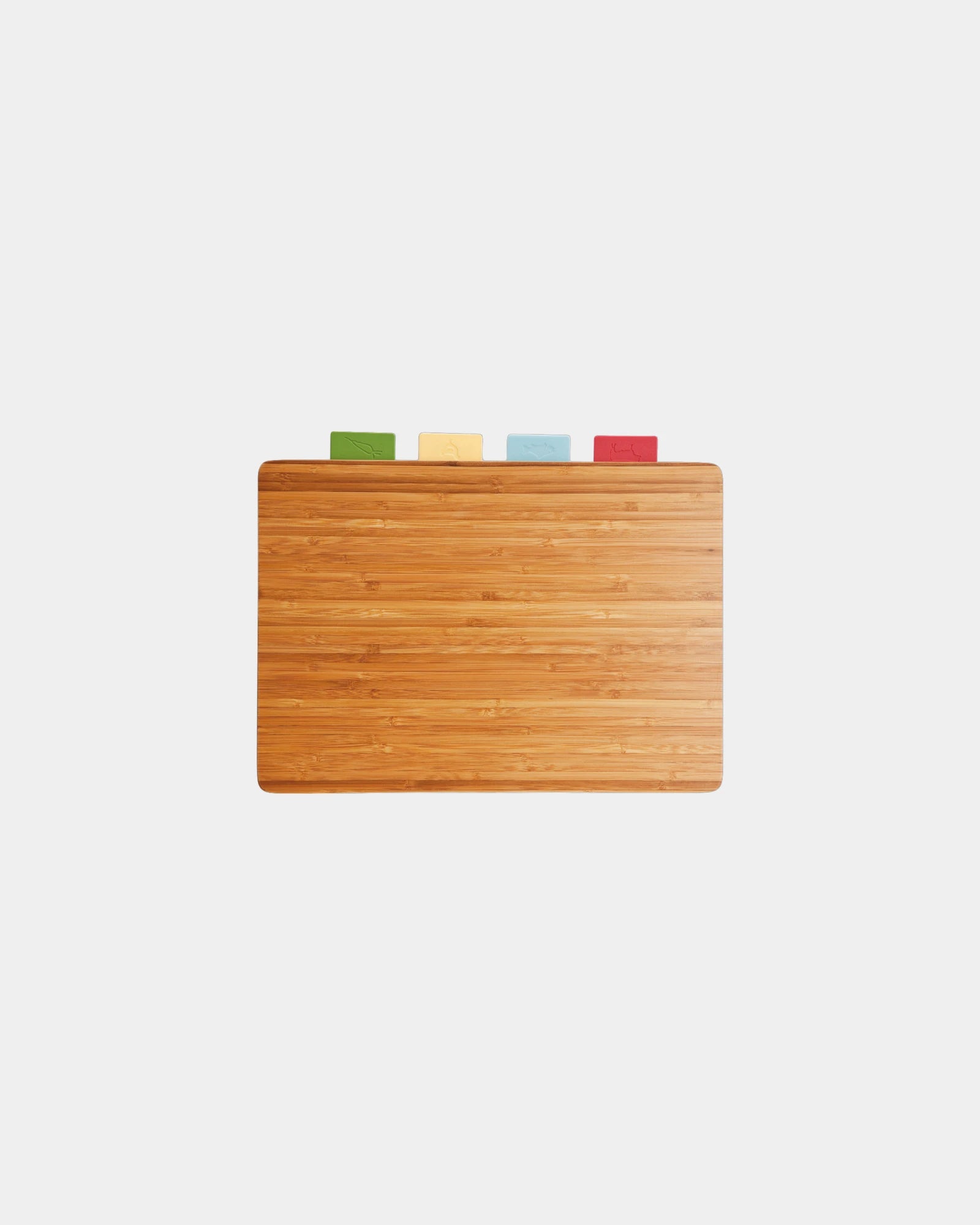 Promotional PP cutting board set with bamboo holder - 4