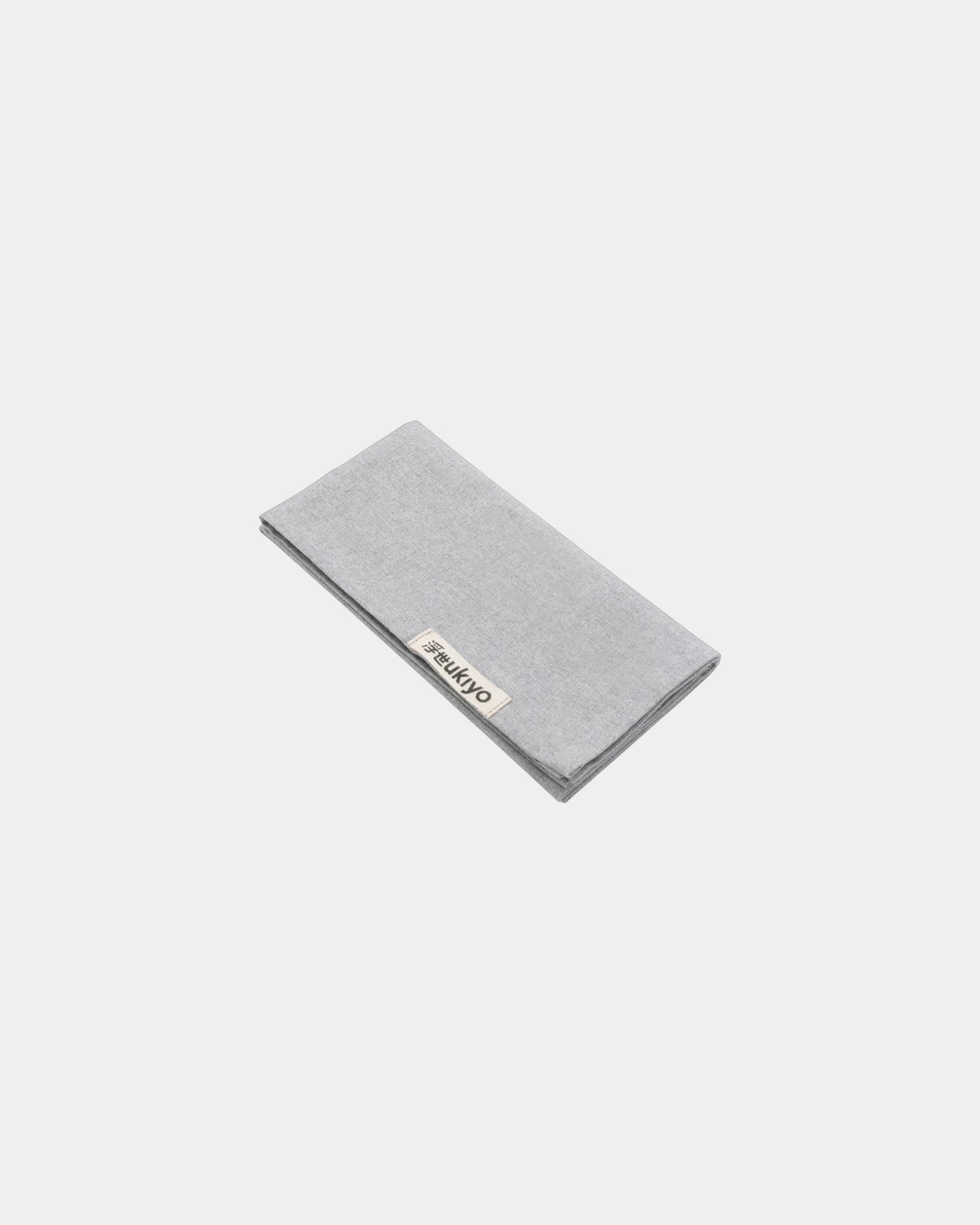 Promotional recycled cotton table napkins 45x45cm - Grey