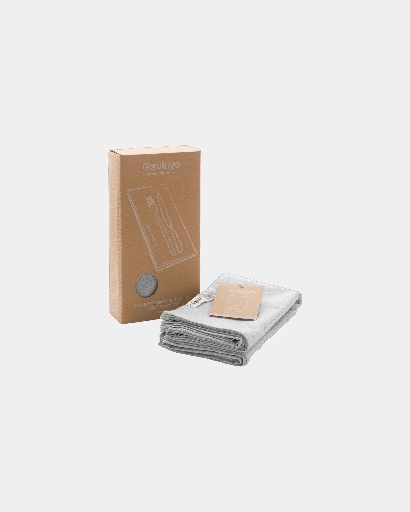 Promotional recycled cotton table napkins 45x45cm - 7