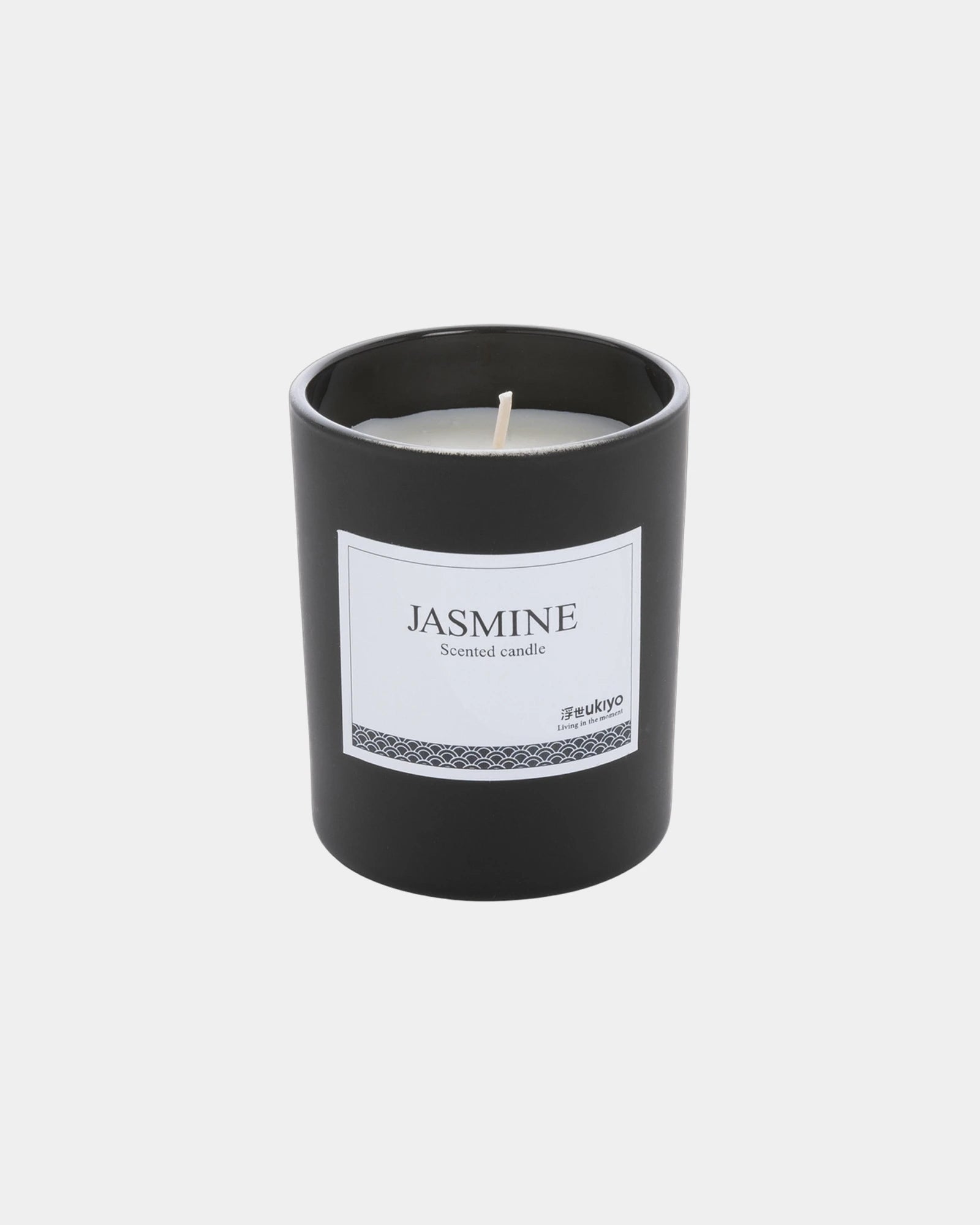 Promotional scented candle in glass Ukiyo - Black
