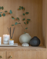 Promotional scented candle with bamboo lid - 17