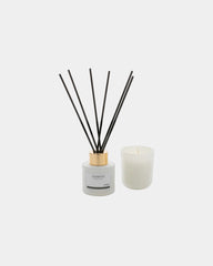 Promotional scented candle and diffuser gift set - White