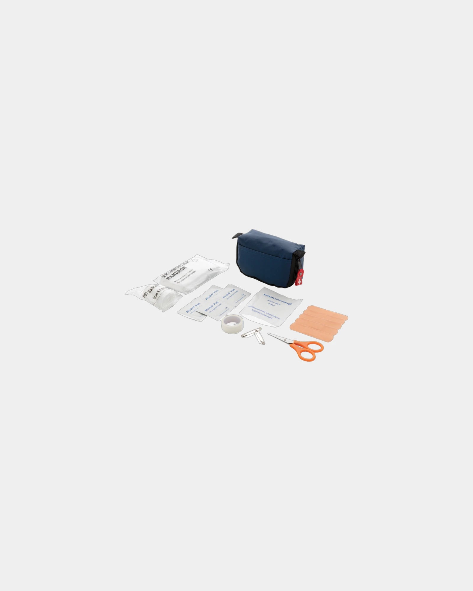 Promotional first aid kit in pouch - Navy