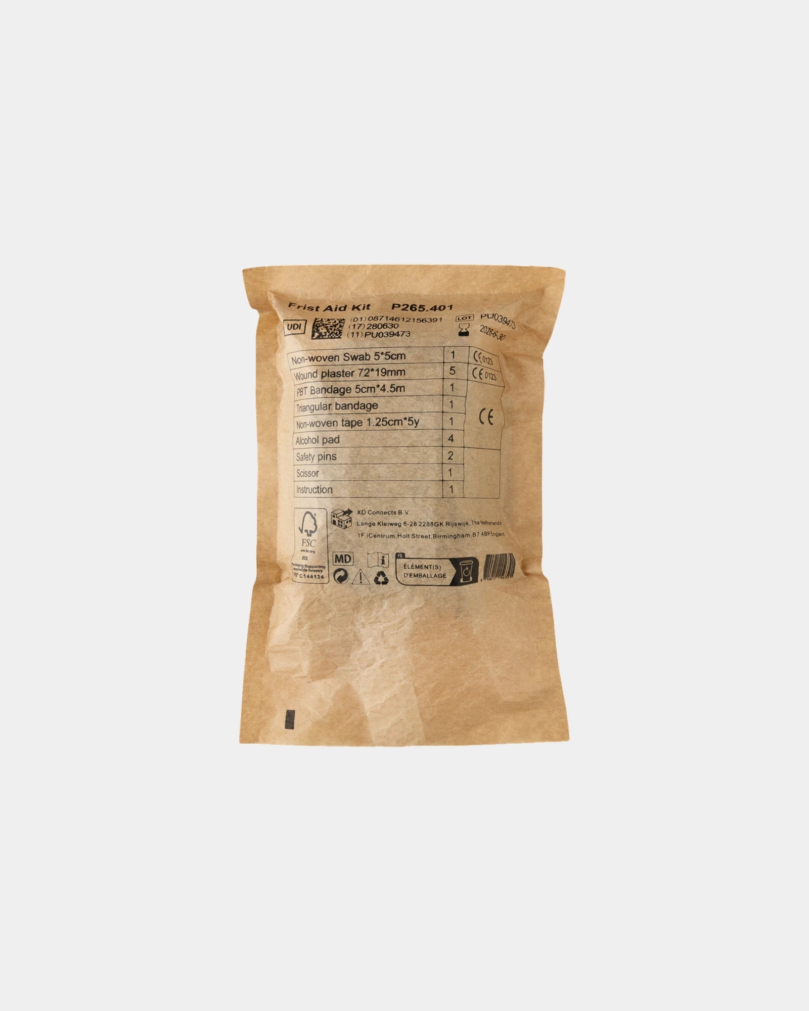 Promotional recycled PU first aid kit